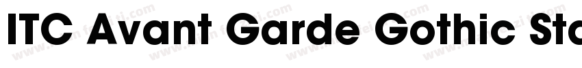 ITC Avant Garde Gothic Std Bold字体转换